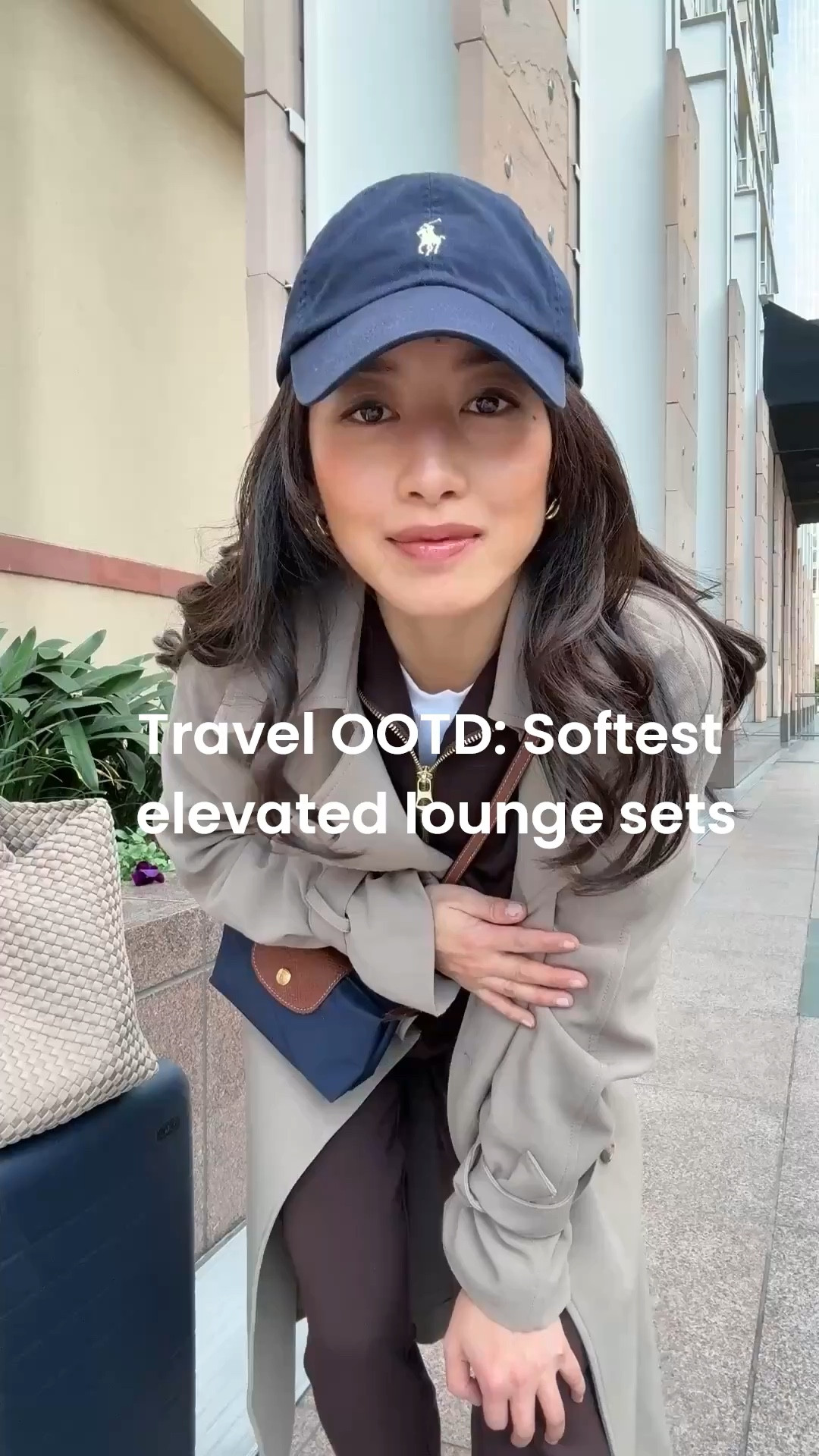 Comfy chic casual OOTD

• Varley slim pant xxs 25" inseam, love these as well as the joggers linked. I wash these in cold inside out, air dry and have not had pilling after a year of wear 

• Varley Hawley sweatshirt xxs 

• Oak + Fort trench coat xxs in brindle (use code JEANTRENCH for 15% off) - Very loose fit and long, hits past midi length on me (5ft) but I wear this all the time. The material has a good weight and drapes well, and the style is effortless.

• Aritzia HomeStretch ribbed long sleeve tee I size up to XS great staple 

• Longchamp mini bag , with Amazon detachable strap kit 

• Polo hat

• old Zara sneakers

• Naghedi medium tote in cashmere

• Away the bigger flex carry-on suitcase, lightweight, roomy size and durable. I travel a lot with this.

Comfy travel outfit, mom ootd , lounge sweats matching set, petite friendly

#LTKPetite #LTKootd #LTKTravel