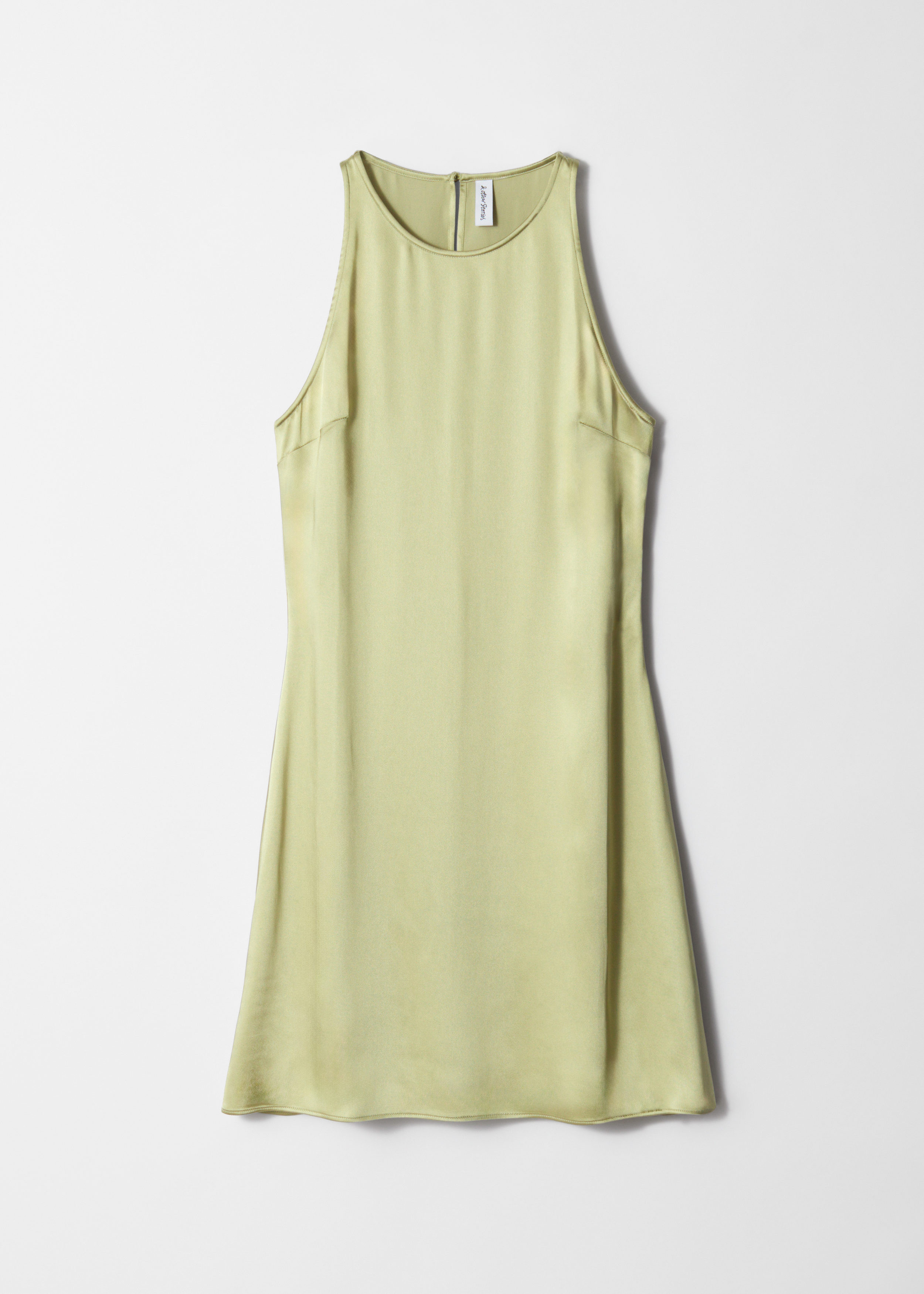 Satin Mini Dress - Light Green - & Other Stories GB | & Other Stories UK
