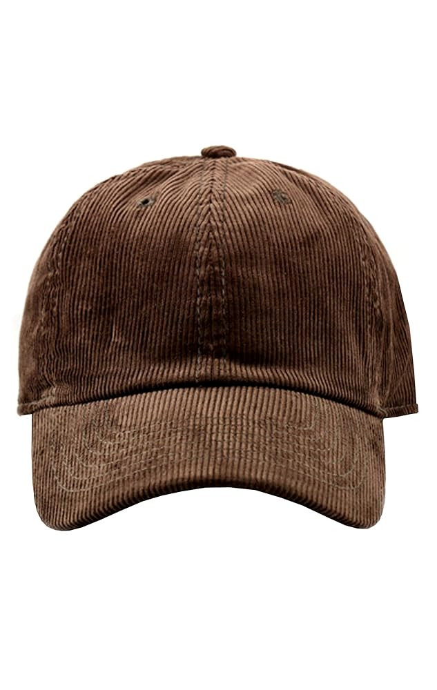 Solid Corduroy 100% Cotton Vintage Unisex Baseball Adjustable Polo Trucker Cap Hat | Amazon (US)