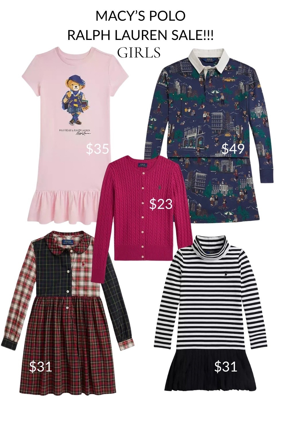 Macys Polo Ralph Lauren girls sale! I purchased a few dresses and I had to share! I love how they’re all 100% cotton and great Ralph Lauren quality! Bright colors you can wear this spring and items that will prepare you for next fall! Up to 60% off! 

#LTKKids #LTKootd #LTKNYFW