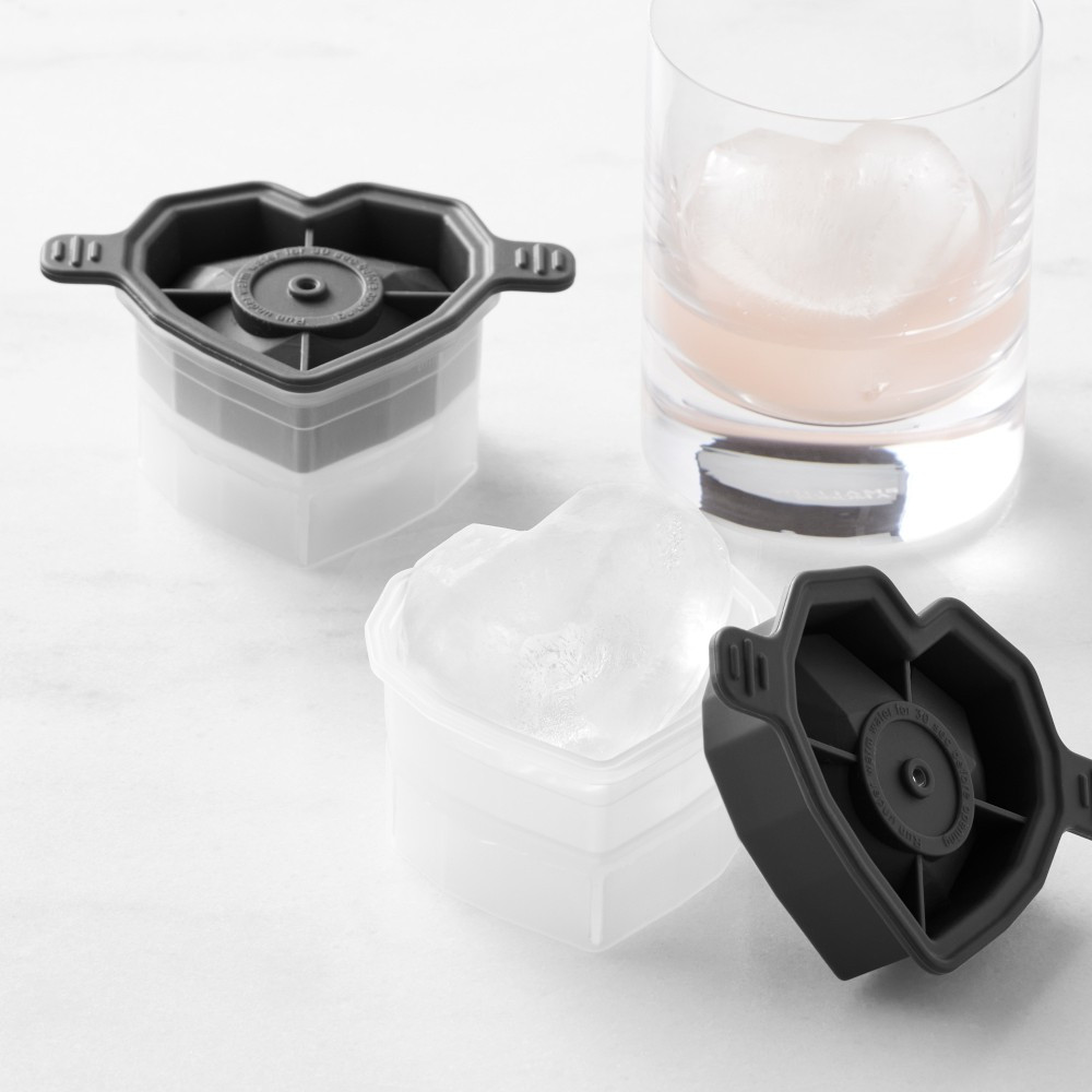 Williams Sonoma Heart Gem Ice Molds, Set of 2 | Williams-Sonoma
