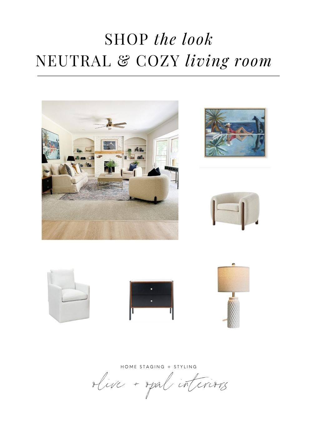 🪑 Living Room Goals: Soft, Serene, Styled
This space makes me breathe easier — calm colors, cozy textures, and just enough structure to feel polished. The boucle chairs were a game-changer (hello, modern comfort), and I’m obsessed with how they pair with the built-ins and layered neutral palette.

And that pop of color in the artwork? It’s the unexpected moment that brings the whole room to life 🎨💫 I love how it adds personality without overpowering the space.

I’ve linked everything I can — from the accent chairs to the rug, coffee table, and shelf decor. Tap to shop or save this for your next living room refresh 🕯️


#LTKhome #LivingRoomInspo #NeutralDecor #BoucleChair #CozyModern #InteriorGoals #ArtInspo #LikeToKnowIt #SereneSpaces

 

 
