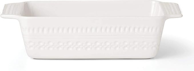 Kate Spade Willow Drive Cream Loaf Pan, 2.65 LB, White | Amazon (US)