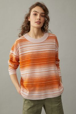 Pilcro Angie Seamed Cashmere Sweater | Anthropologie (US)