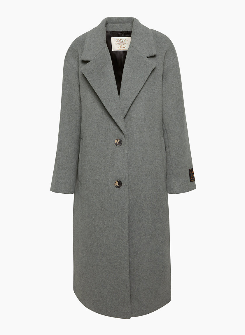 Aritzia Wilfred Women's The Only Coat in Heather Dark Grey | Large | Aritzia