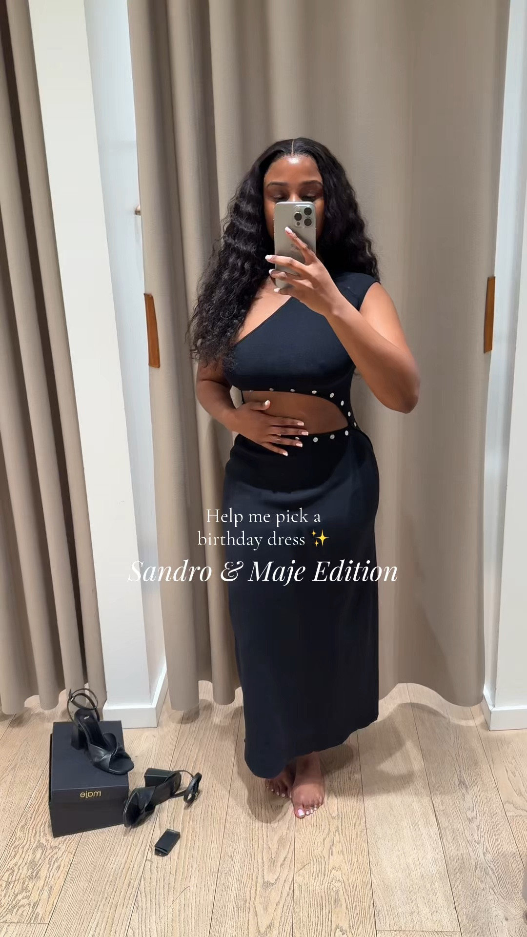 Sandro and Maje bday dress try on

#LTKSaleAlert #LTKSeasonal