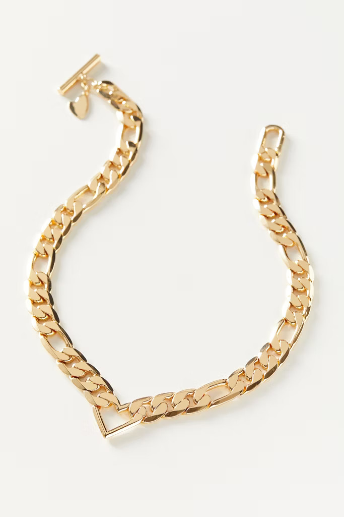 Jenny Bird Vera Heart Chain Necklace | Urban Outfitters (US and RoW)