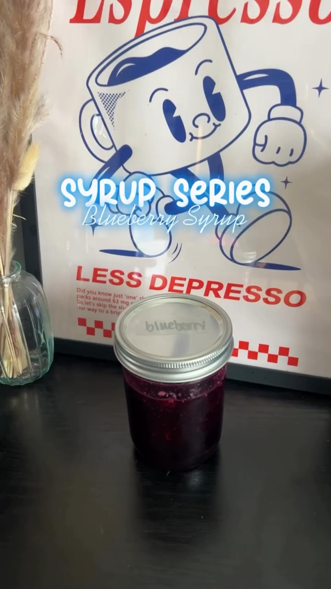 Episode 4 || Blueberry Syrup 🫐

•1 cup blueberries 
•1 cup water
•1 cup sugar
•bring to a boil, then simmer for 10 mins
•strain & store in an airtight glass container in the fridge 

✨I’m Meg, the Iced Coffee Connoisseur! I’m bringing you all things coffee — including fun at home recipes & honest reviews of coffee shops all across NJ✨