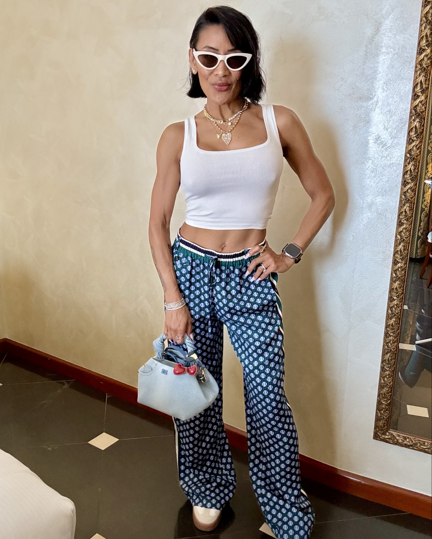 Comfy chic mood.

Use code TANIAB for Melinda Maria jewelry ✨ 

#LTKOver40 #LTKStyleTip