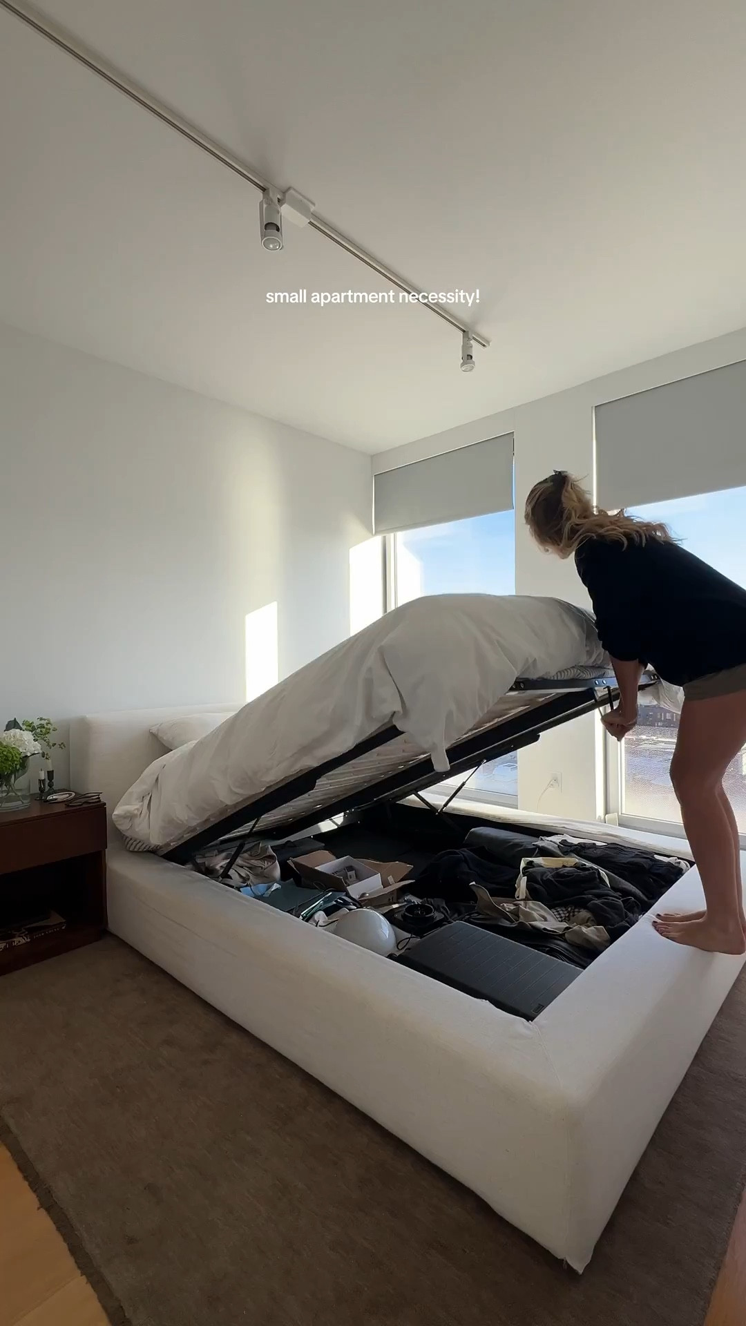 Storage bed is such a life hack

Bed frame, storage bed , bedding 

#LTKHome