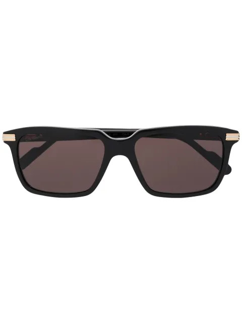 Cartier Eyewear C De Cartier rectangular-frame Sunglasses - Farfetch | Farfetch Global