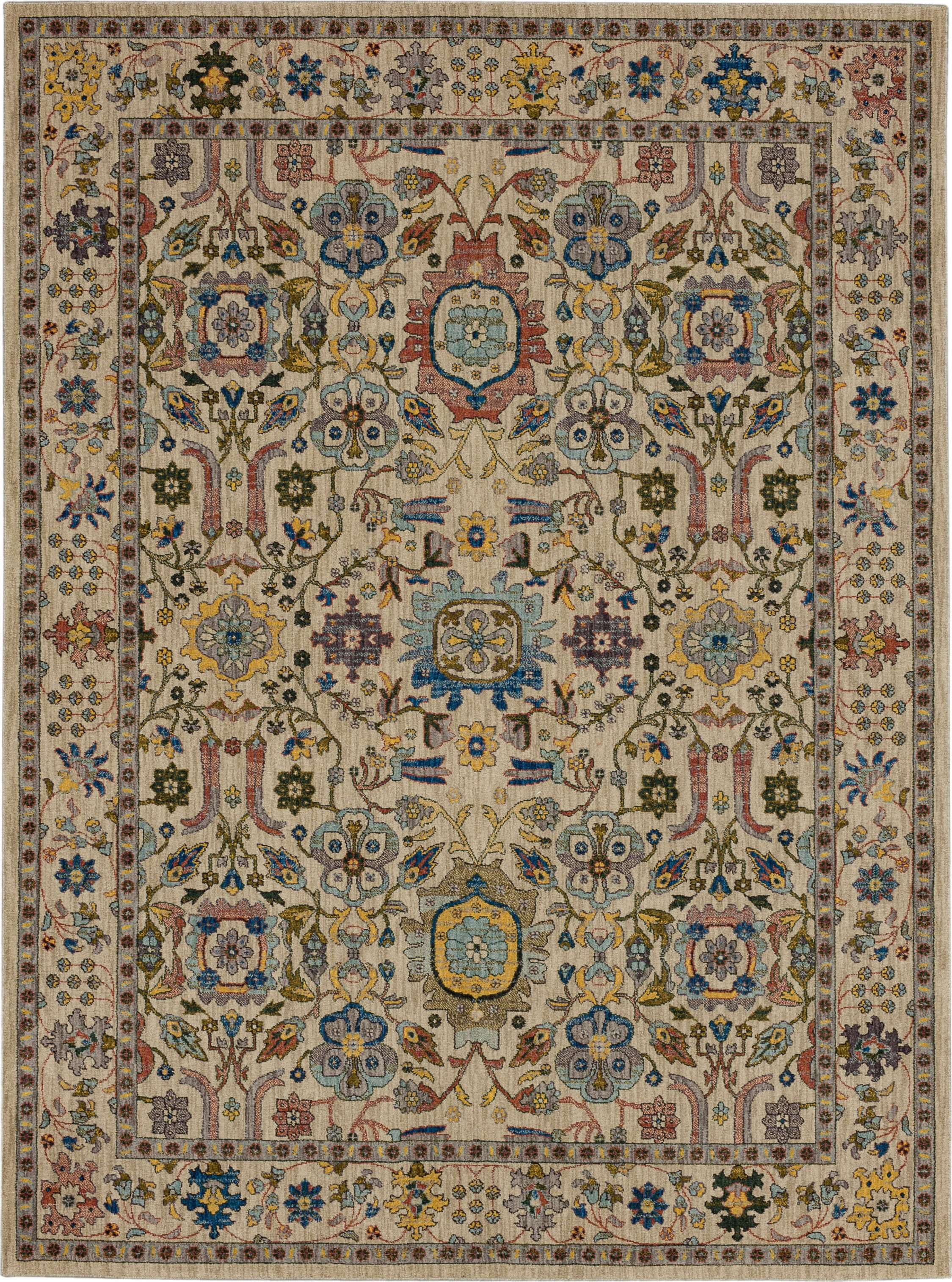 Karastan Pandora Enmity Dark Beige Area Rug | Covered By Rugs