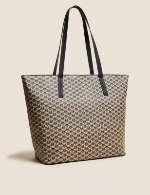 Geometric Tote Bag | M&S Collection | M&S | Marks & Spencer (UK)