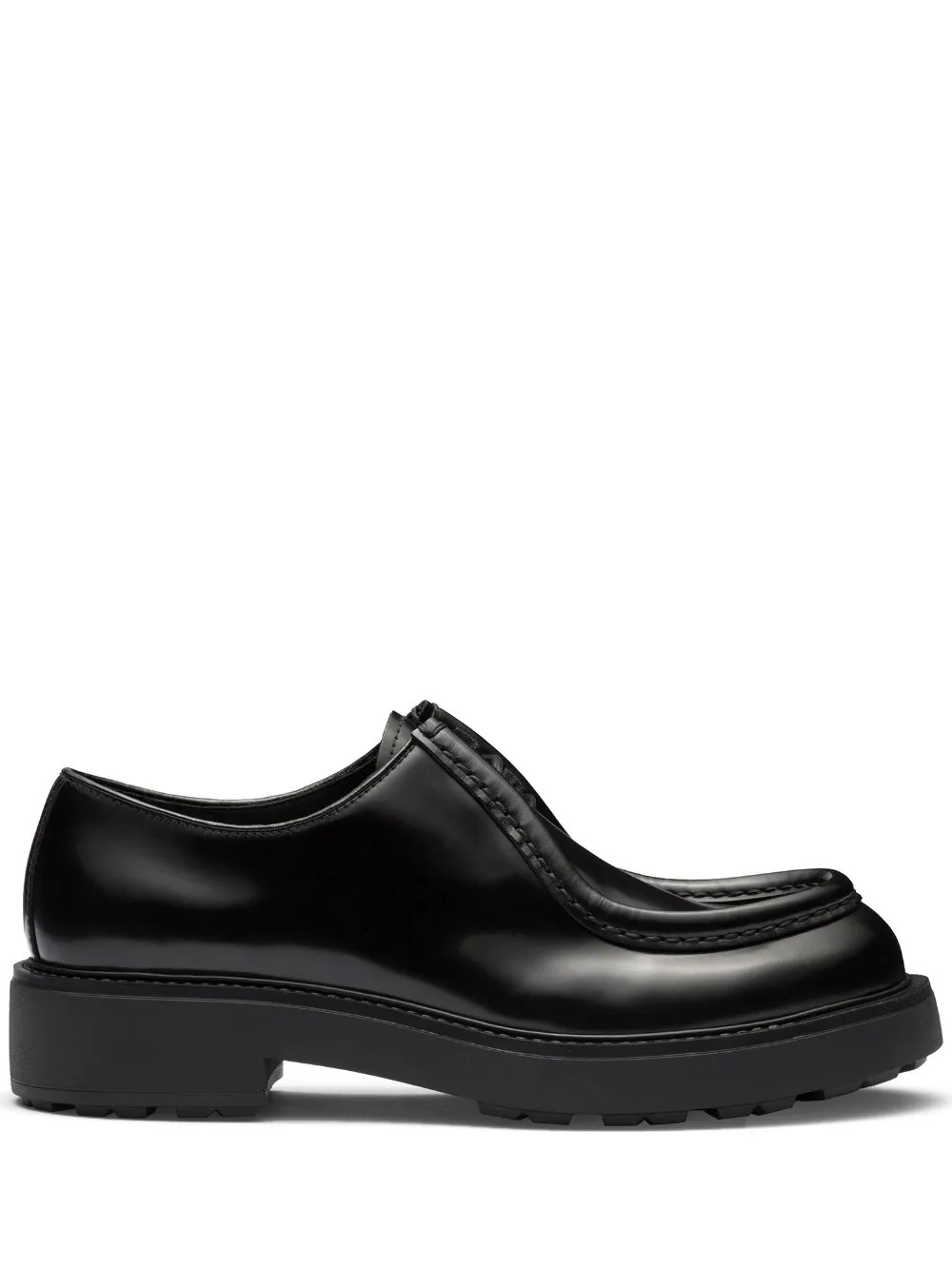 brushed-leather loafers | Farfetch Global
