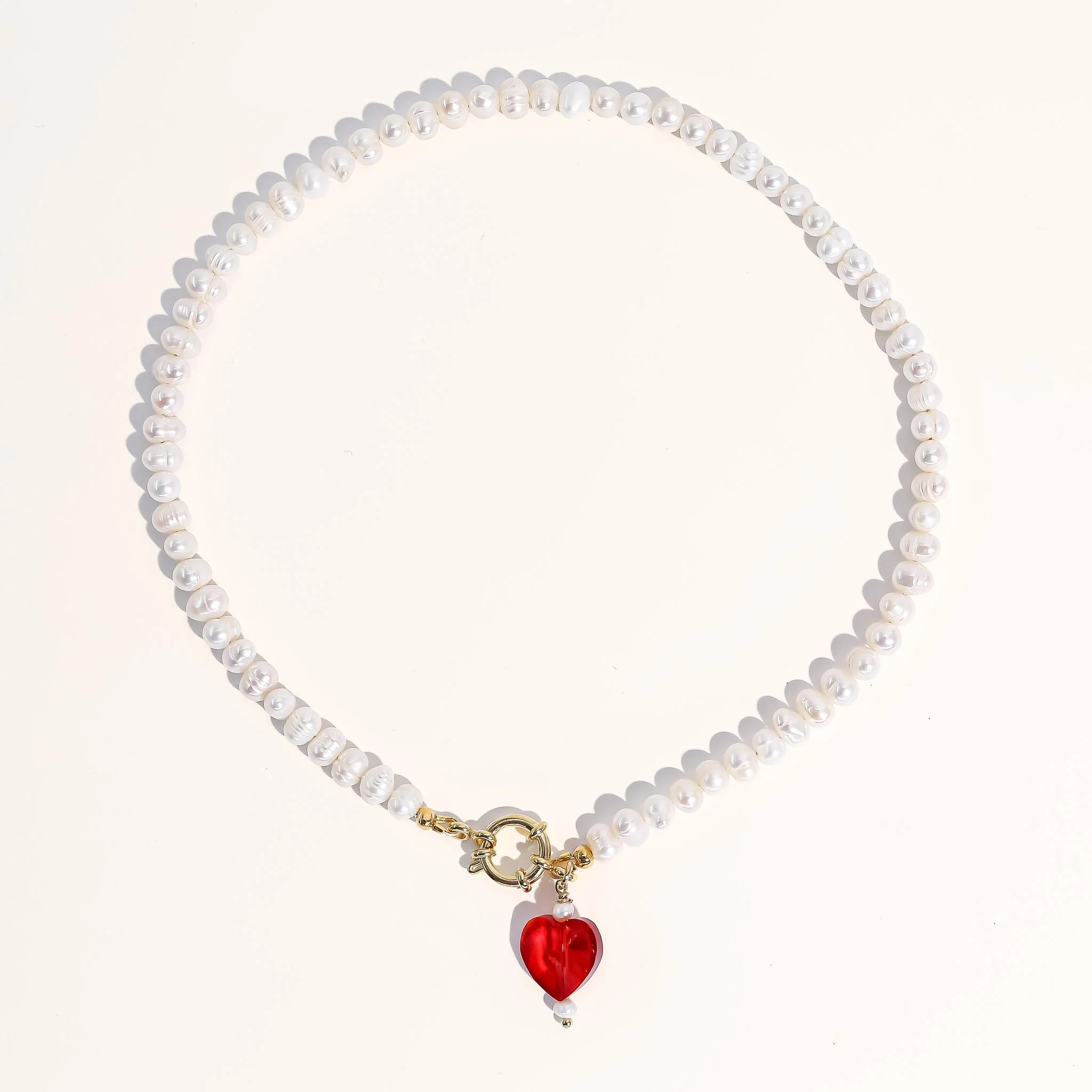 Kokoro Freshwater Pearl Heart Necklace | Shop Simon