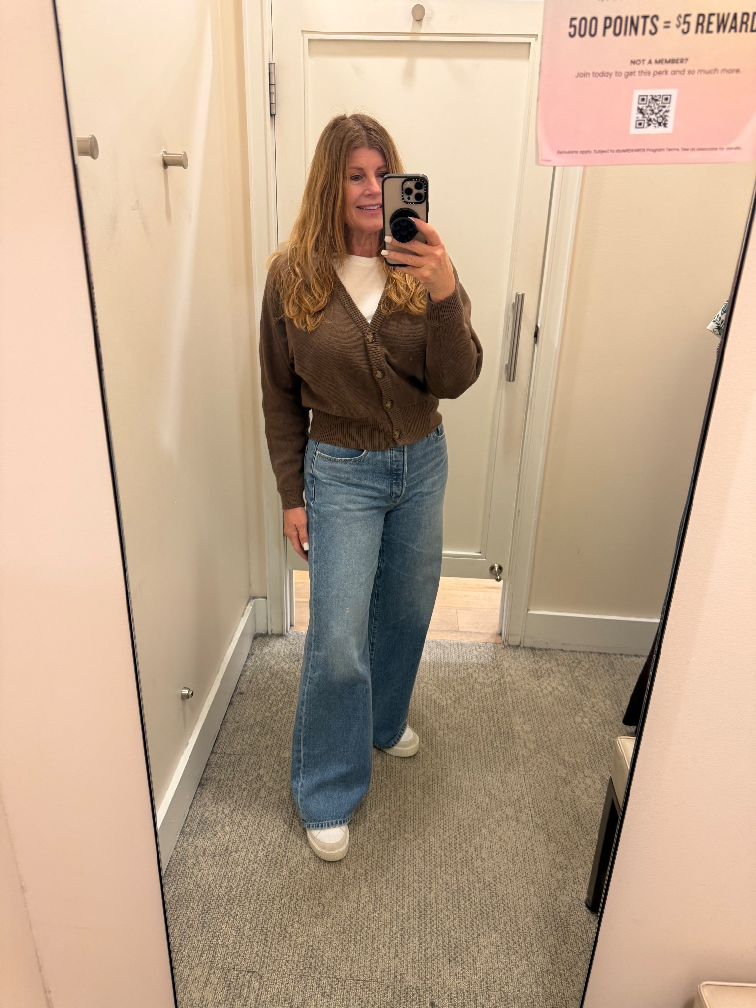 Loft Spring Arrivals 40% off @loft
Dolman V-Neck Cardigan & High Rise Relaxed Wide Leg Jeans
#springfashion #easyoutfits #reallife #casualoutfit #momover50 #LTKOver50


#LTKootd #LTKSaleAlert #LTKmomlife