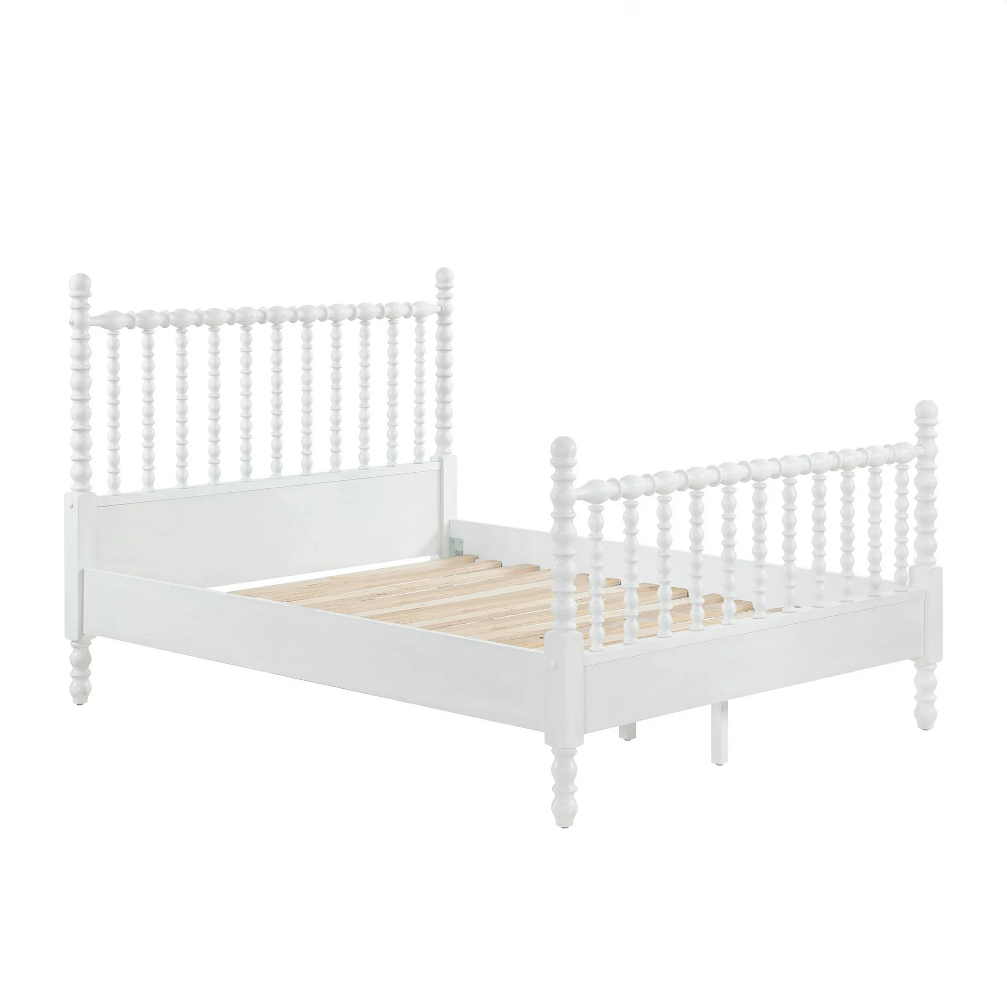 Pioneer Woman Harper Queen-Size Spindle Bed, White | Walmart (US)
