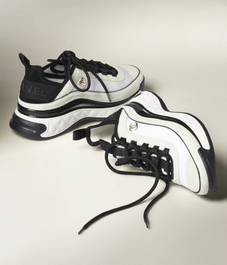 Sneakers - Fabric & suede calfskin — Fashion | CHANEL | Chanel, Inc. (US)