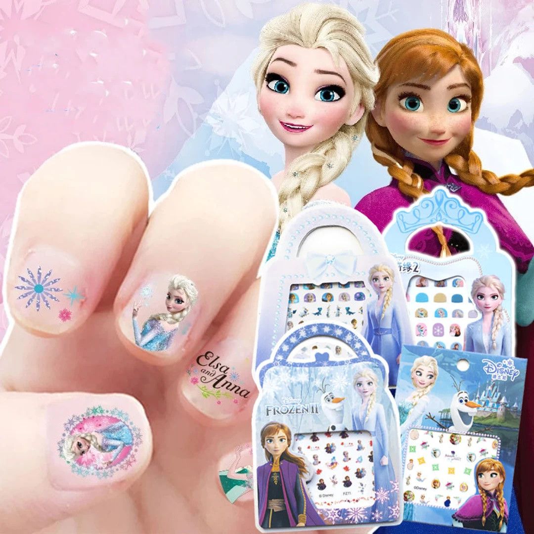 Elsa Frozen Princess Gift Set Kids Girls Nail Stickers /HB - Etsy UK | Etsy (UK)