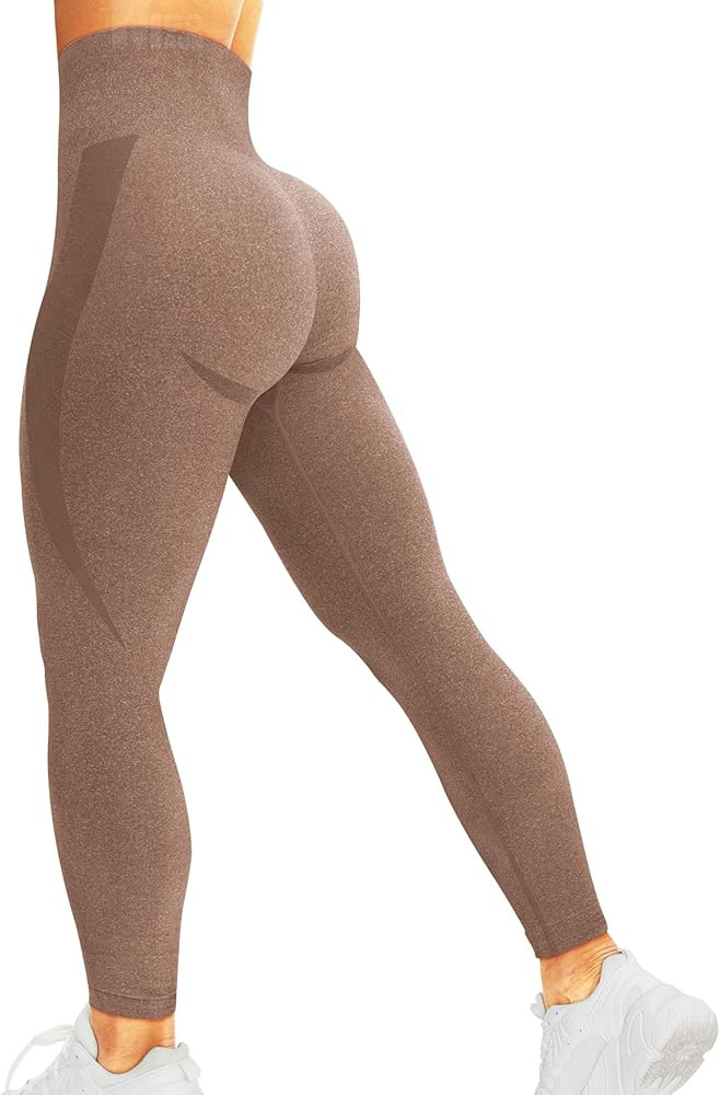 HIGORUN Women Seamless Leggings Smile Contour High Waist Workout Gym Yoga Pants | Amazon (US)