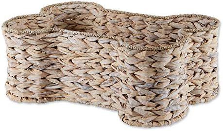 Bone Dry Pet Storage Collection Bone Shape Hyacinth Toy Basket | Amazon (US)