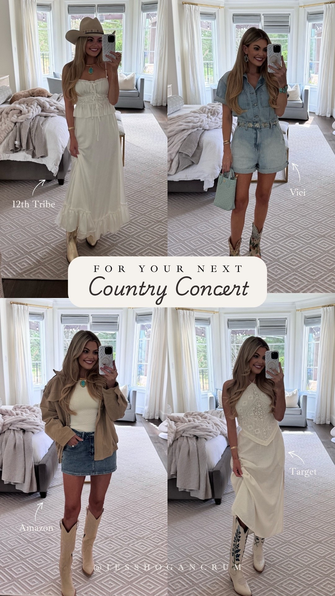 outfits for your next country concert! 

Vici, Target, concert outfits, country concert outfits, 12th tribe, Amazon fashion, Jess Crum

#LTKootd #LTKSeasonal