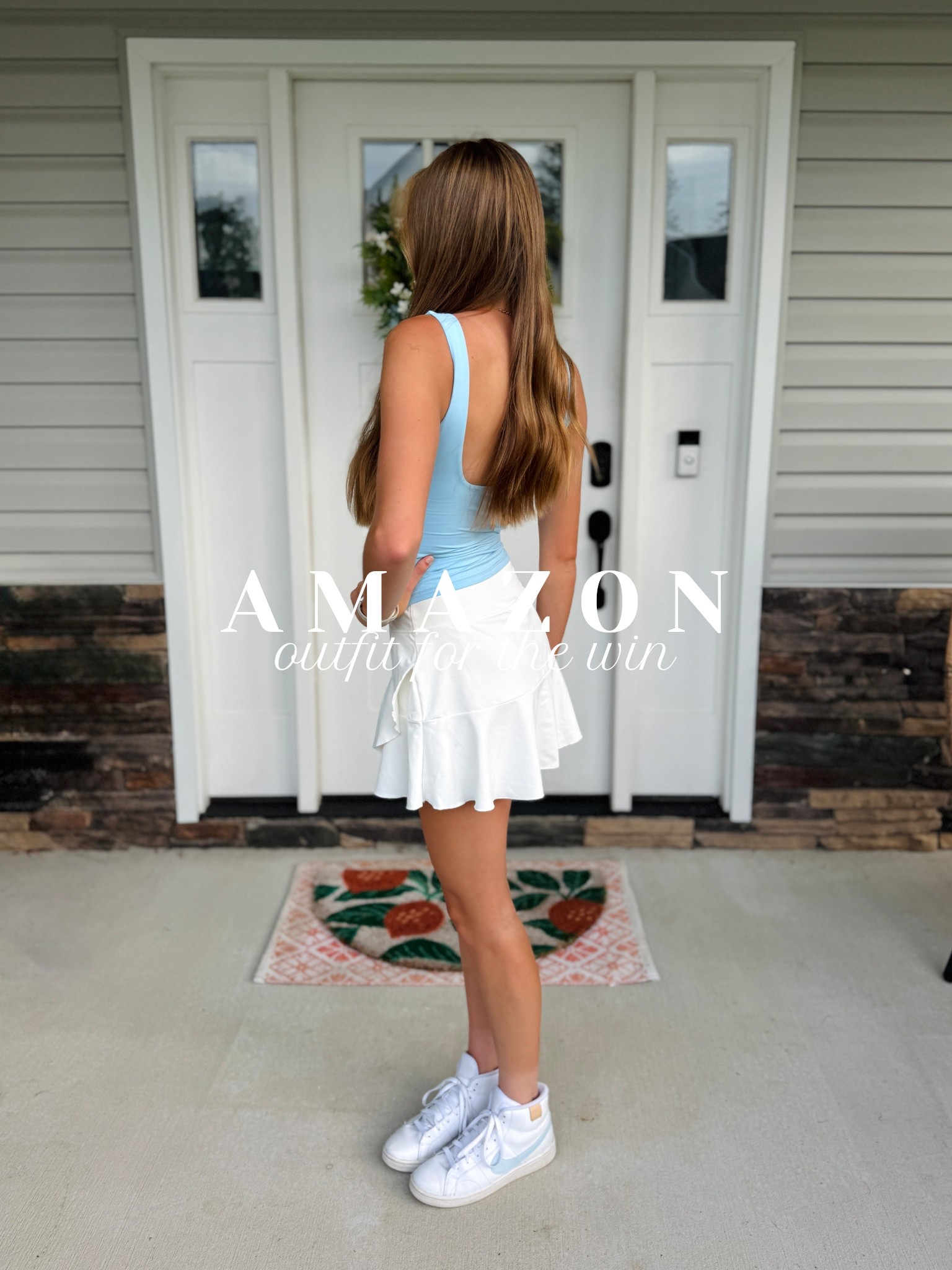 My teen rocking the Zon. How cute is this outfit she put together? Looks for less! She’s in xs in the top and small in the skirt. 

#LTKActive #LTKSeasonal #LTKStyleTip