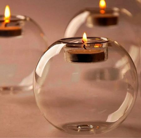 These candle holders are just as pretty in person! Grouped together on a coffee table, placed on a countertop, nightstand, end table, etc. I use these throughout the year with scented tea light candles  

#LTKhome #LTKfindsunder50 #LTKbeauty