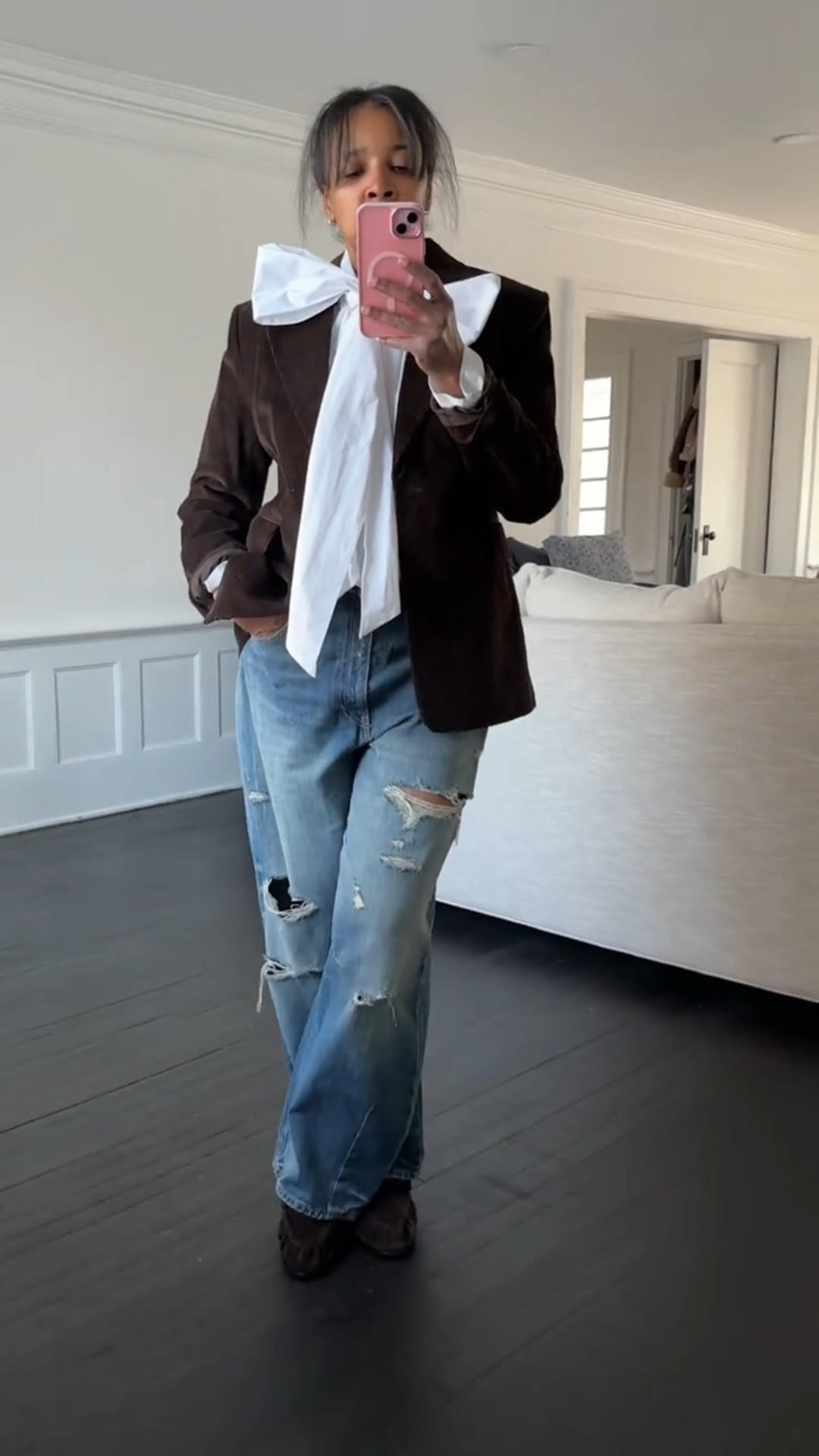 GRWM Datenight fashion casual elevated style #style #fashion #nyc #denim #ysl #luxury @Zara #hm #zara 

#LTKOver40 #LTKootd #LTKgrwm