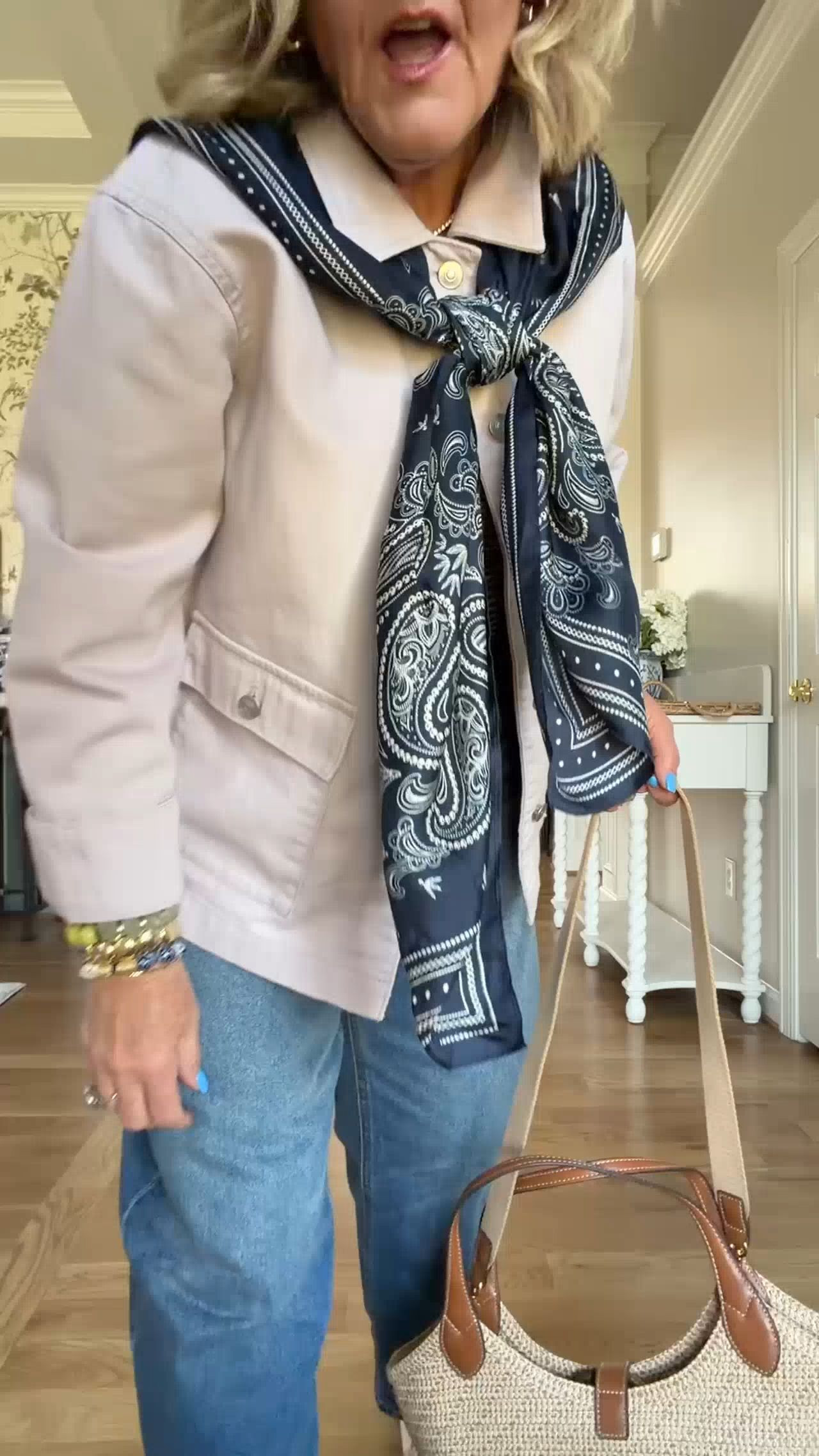  What to wear with lilac! 
Barrel jeans size down! 28 petite
Tshirts medium 
Barn jacket medium petite
Spanx jumpsuit medium petite 
Lavender sweater medium 
Lilac stripe blouse small
Navy blazer 10 petite
Ecru jeans 29 petite 
Amazon tie top medium 
Floral jeans 29 petite 
Lilac vest medium 
Spanx sage polo medium 
Camo floral jeans 29 reg Walmart camo medium 
Brown stripe pants 29 petite 
Grey quince jeans 29 waist 

20% off my bracelets code NANETTE20
#LTKOver40 #LTKSaleAlert #LTKspring

 

#LTKSaleAlert #LTKOver40 #LTKPetite