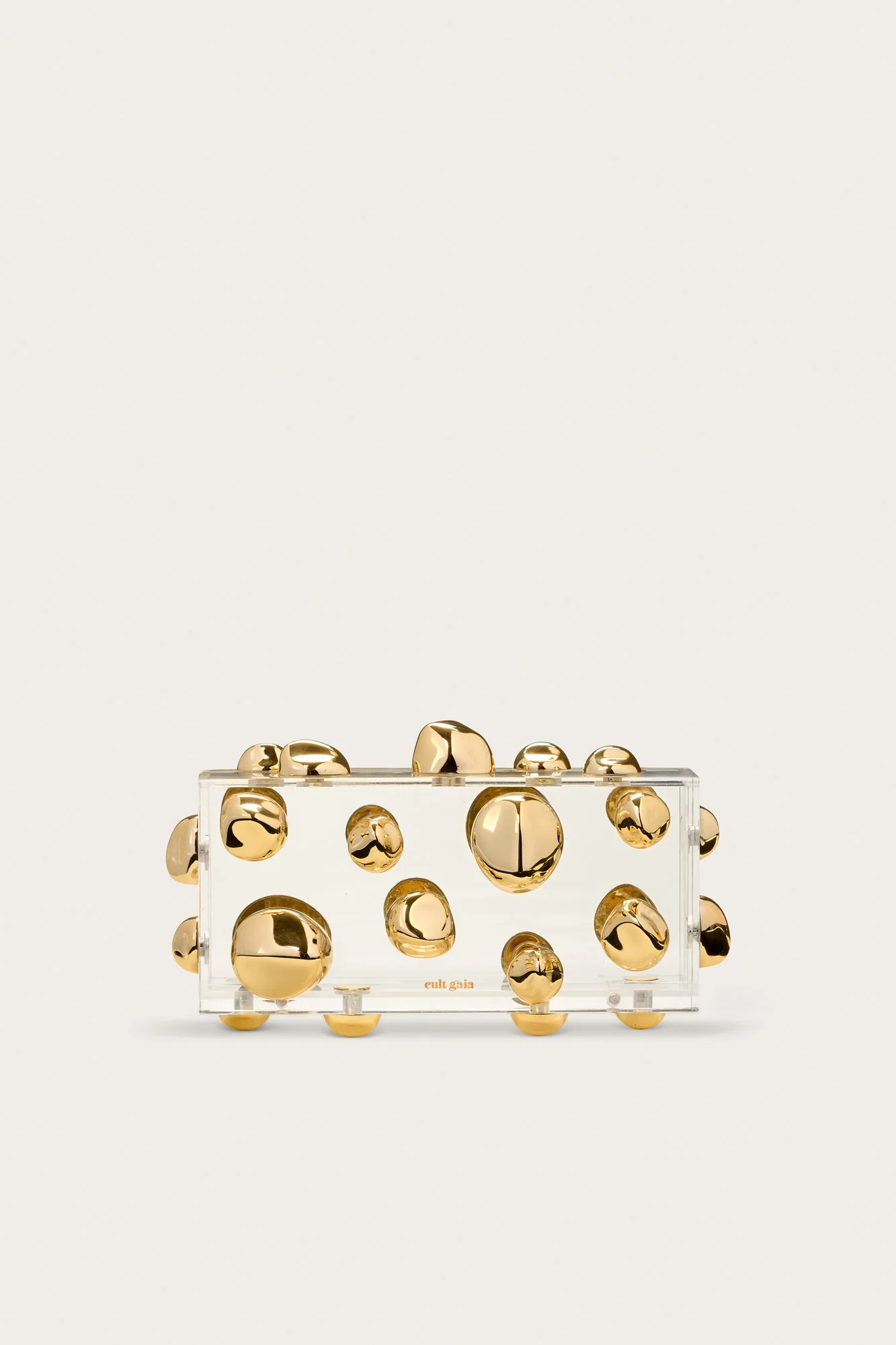 ORBS CLUTCH - SHINY BRASS | Cult Gaia - US