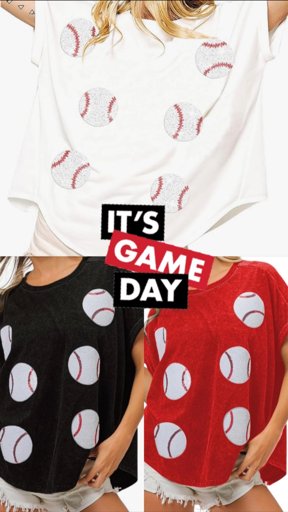 Ladies baseball sequin top!
Which color do you love most?

#LTKSeasonal #LTKActive #LTKfamily