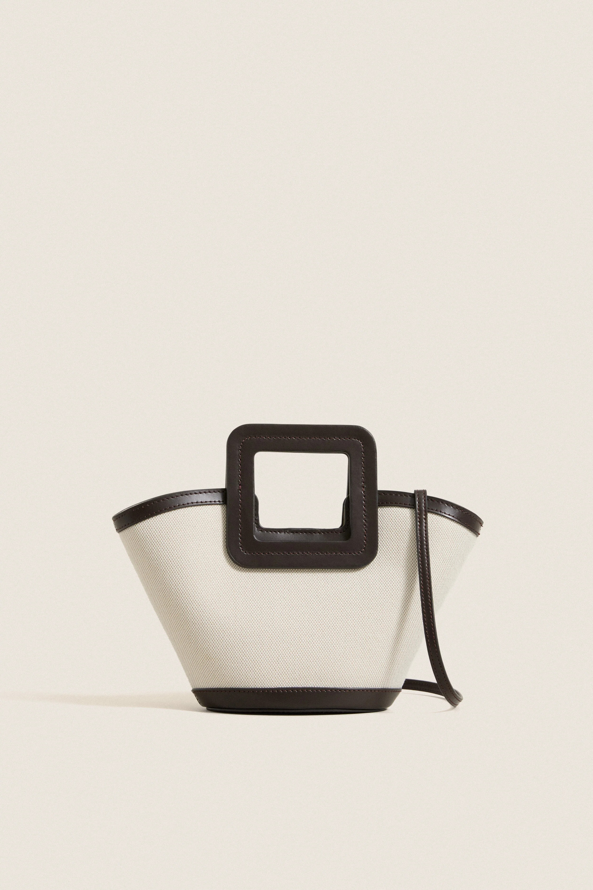 Natural and Espresso Shirley Mini Bucket | Tuckernuck (US)