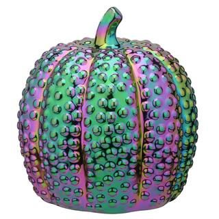 10" Purple Iridescent Pumpkin Décor | Michaels Stores