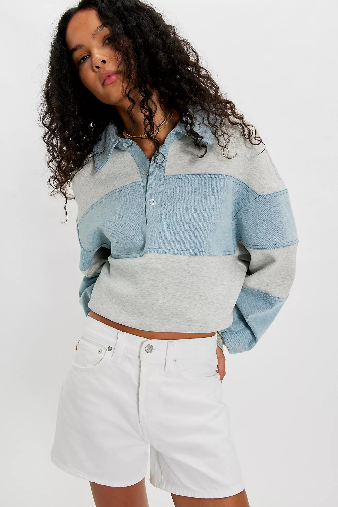 AGOLDE Parker Long Shorts | Free People (Global - UK&FR Excluded)