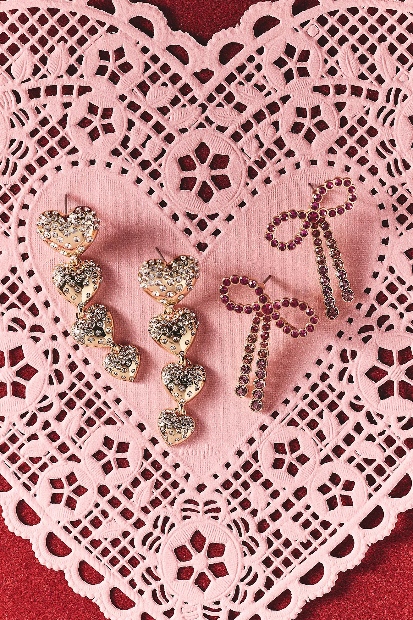 BaubleBar Georgia Crystal Bow Earrings | Anthropologie (US)