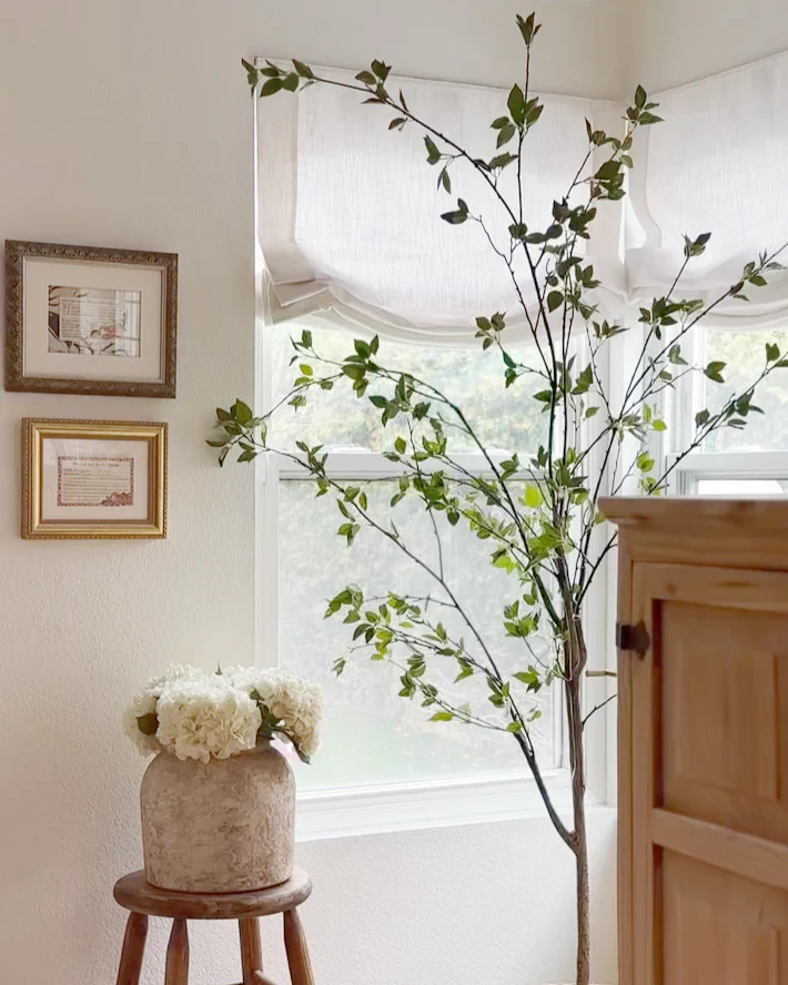 Lily Linen Roman Shades & Blinds | Plain Fold | NeutralCurtains