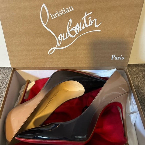 100 MM Hot Chick Louboutin ombré heels | Poshmark