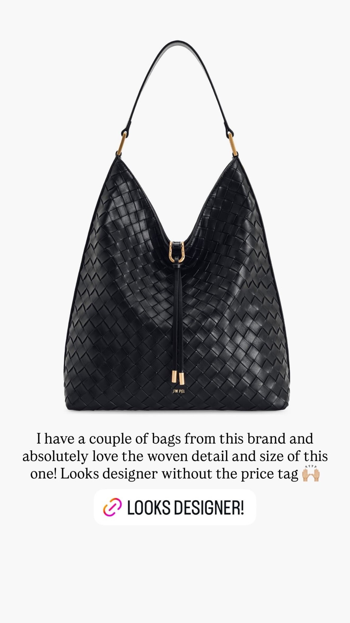 I have a couple of bags from this brand and absolutely love the woven detail and size of this one! Looks designer without the price tag 🙌🏼

#LTKOver40 #LTKgrwm #LTKootd