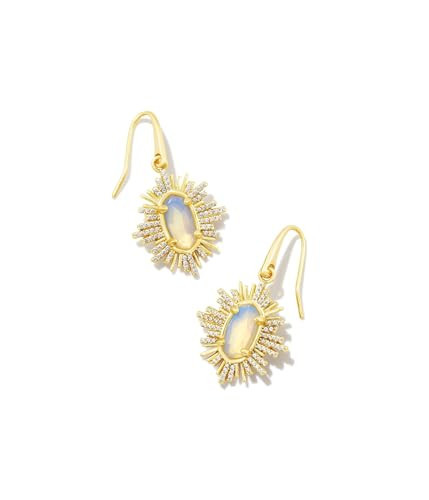 Kendra Scott Grayson Sunburst Drop Earrings Gold Iridescent Opalite Illusion One Size | Amazon (US)