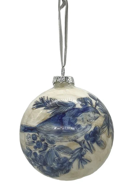 Delft Aviary Ornament | Cailini Coastal
