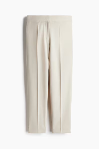 H & M - Ankle-Length Slacks - Beige | H&M (US + CA)