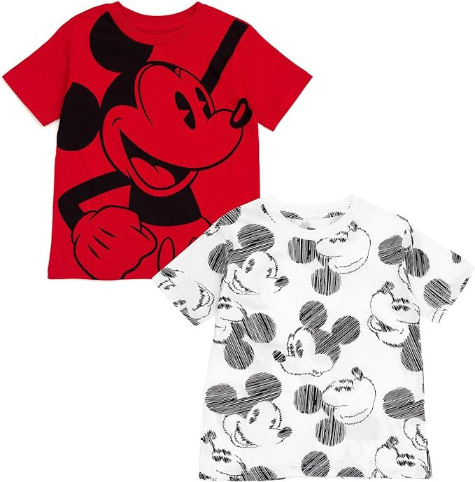 Disney 2 Pack T-Shirts Infant to Big Kid Sizes (12 Months - 14-16) | Amazon (US)