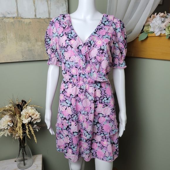 Floral Ruffled Mini Dress | Poshmark