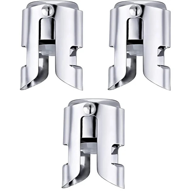 Champagne Stopper, Zero leakage Solid Stainless Steel Sparkling Wine Saver With a Longer Sealing ... | Walmart (US)
