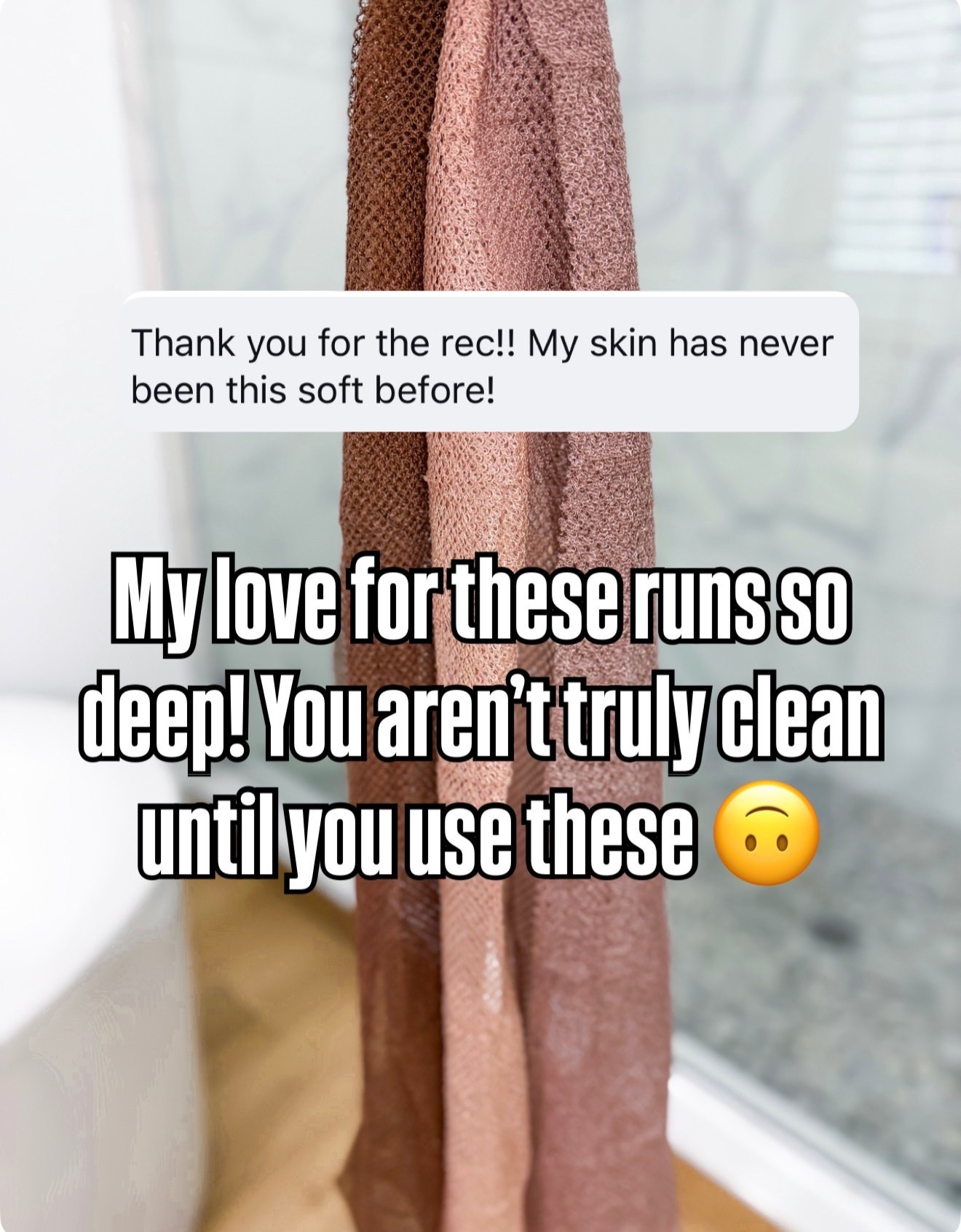 I love these exfoliating wash cloths for the shower! Makes your skin soooo soft! These are a must!

#LTKmorningroutine #LTKselfcare #LTKBeauty
