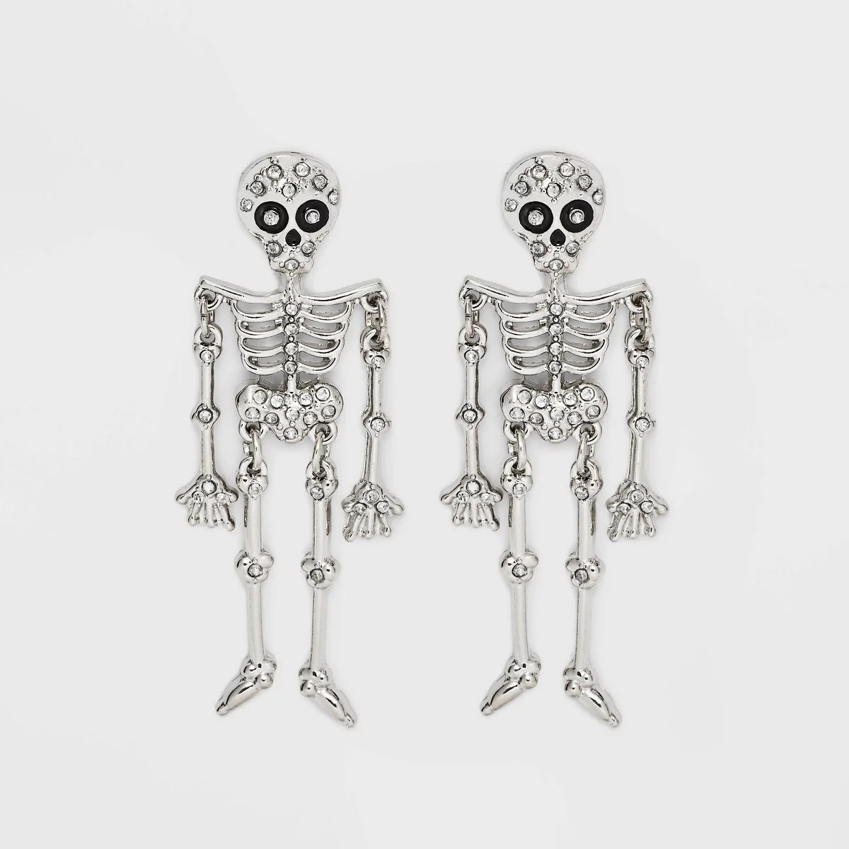 Kids' Halloween Skeleton Earrings - art class™ | Target