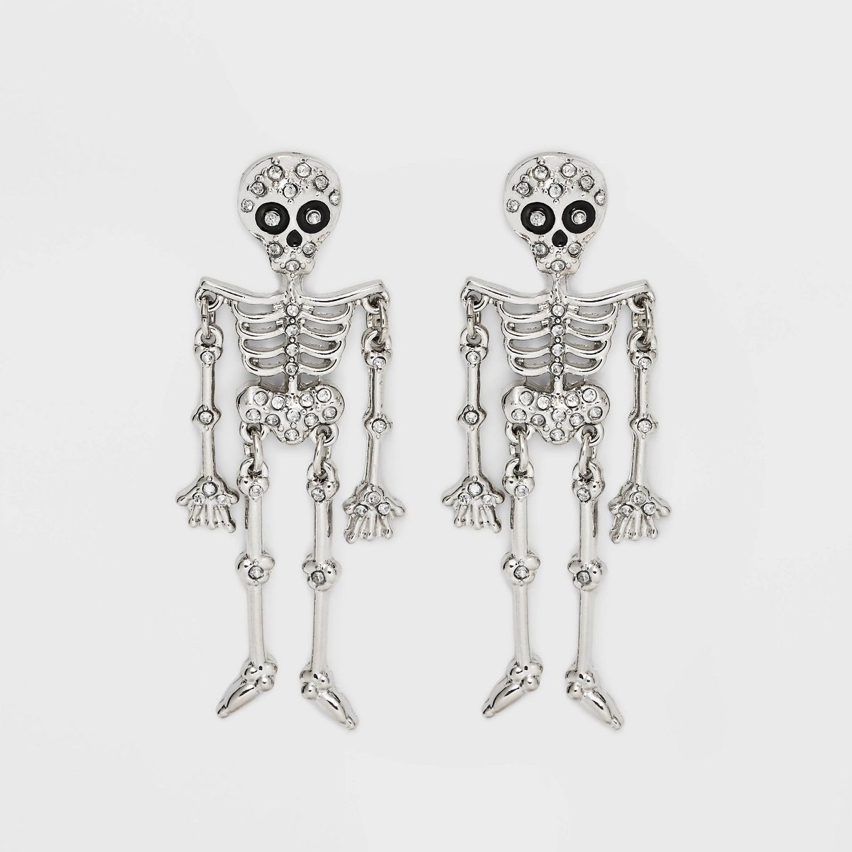 Kids' Halloween Skeleton Earrings - art class™ | Target