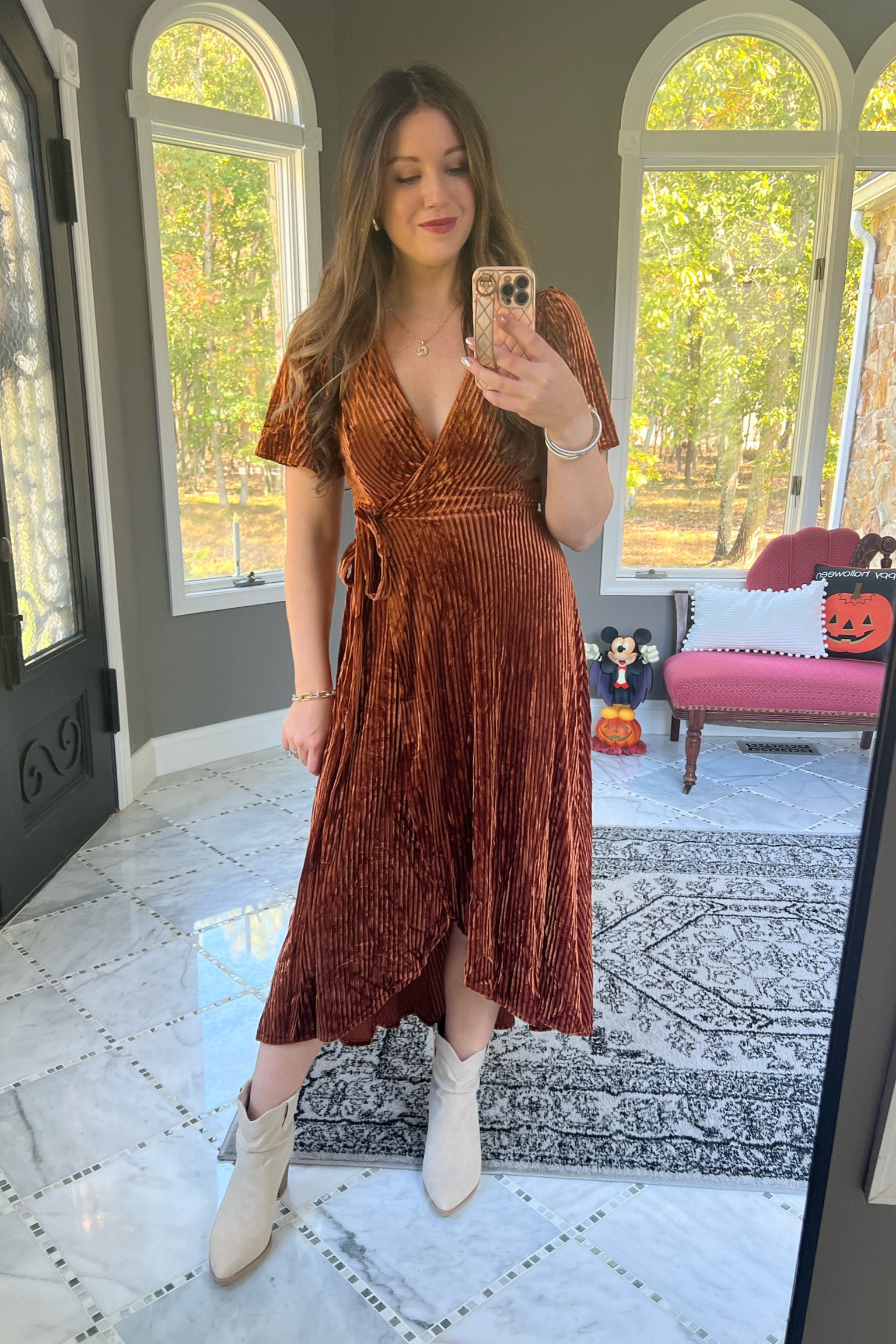 burgundy velvet dress amazon Ruby Velvet Pleated Corset High Slit Prom Formal Dress main image 1