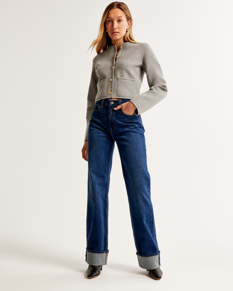 Women's High Rise 90s Relaxed Jean | Women's Clearance | Abercrombie.com | Abercrombie & Fitch (US)
